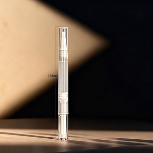 Disponibilidad Inmediata: Aplicador Cosmético Desechable Transparente de 3ml con Cepillo de Nylon PP para Brillo Labial y <span class=keywords><strong>Aceite</strong></span> para Uñas, Logotipo OEM, MOQ Bajo - Product Image 2