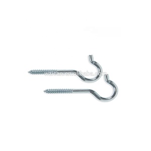 Crochets à vis fins et ronds en argent, 2 pouces, 50 pièces, pièces en acier inoxydable - Product Image 3