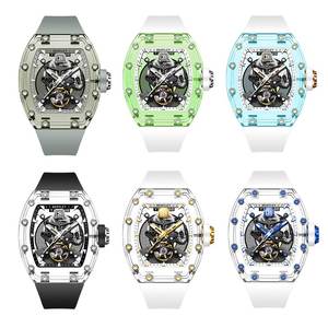 Precision automatic wristwatch <b>designed</b> with tough mineral crystal protecting delicate <b>mechanical</b> dial - Product Image 1
