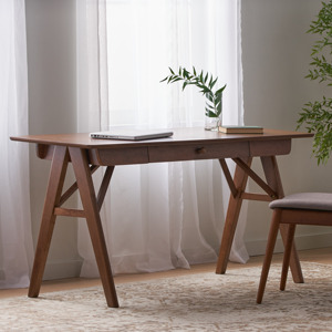 Wood Desk With <b>Drawers</b> <b>Small</b> Computer Desk For Home Office Study Work Student PC Desk - Product Image 3