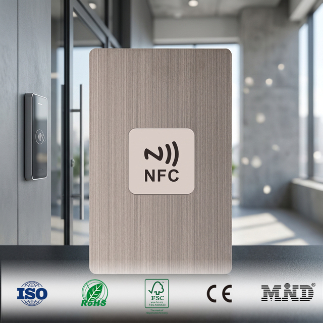 High-end NFC Metal Cards Business Card Luxury Custom Stainless Steel Digital Business Card