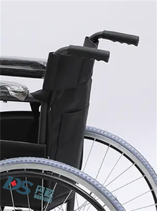 Sedia a rotelle pieghevole di buona qualità di nuovo design per disabili anziani paralizzati - Product Image 5