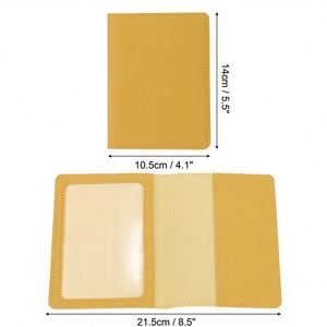 Passport Cover <b>Holder</b> Waterproof PU Leather <b>Document</b> Organizer Card Protector <b>Travel</b> Accessories - Product Image 4
