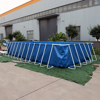 Outdoor großer Stand Leinwand Pool abnehmbarer Pool Kinder wasserpark Kunststoff Schwimmbad