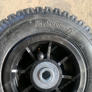 Nuevo Juego de Ruedas y Neumáticos de 8 Pulgadas 2.80/2.50-4, Ruedas de Goma Neumáticas con Llanta de PP, Ruedas de Goma Pequeñas para Juguetes - Product Image 3