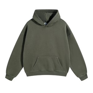Sudadera con capucha unisex de gran tamaño personalizada, chándal de algodón para hombre, Sudadera con cuello con capucha y logotipo estampado para uso en invierno de talla grande - Product Image 6