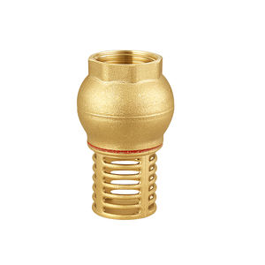 OEM HEAVY BRASS valvola a pedale unidirezionale controllare 1 1/2 ''2'' 3 "e 4'' gabbia filtro in ottone per ridurre al minimo i detriti - Product Image 3