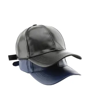 High Quality Custom 5 Panel Baseball Hat Embroidery Logo Leather Facing Baseball Caps Hip Hop Sports Cap In Bulk