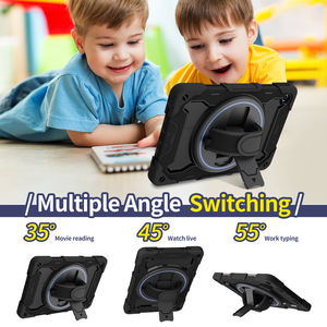 Étuis de tablette de qualité militaire testés contre les chutes pour <span class=keywords><strong>Lenovo</strong></span> <span class=keywords><strong>Tab</strong></span> <span class=keywords><strong>M10</strong></span> <span class=keywords><strong>Plus</strong></span> Case Gen 3 10.6 2022 avec sangle de maintien et support rotatif à 360° - Product Image 4