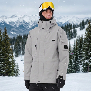 Wholesale Custom Knitted Breathable Canvas Cotton Polyester <b>Waterproof</b> Zipper <b>Winter</b> Puffer <b>Jacket</b> <b>Men</b> Plus Size Front - Product Image 4