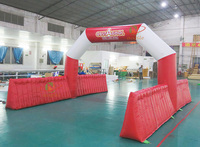 Arche gonflable de publicité d'événement sportif de vente chaude ligne de départ arche gonflable de compétition