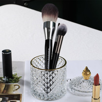 Bocaux en verre ronds rétro avec couvercle en verre, boîte de rangement transparente pour bijoux, pot à cotons-tiges, pot à thé, sucre, bonbons, emballage