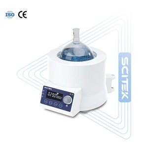 เครื่องกวนสารแม่เหล็กแบบเสื้อแจ็คเก็ต SCITEK 100–1500 รอบต่อนาที วงจรความปลอดภัยอิสระสองวงจร พร้อมระบบแจ้งเตือนความร้อนตกค้าง สำหรับห้องปฏิบัติการ - Product Image 4