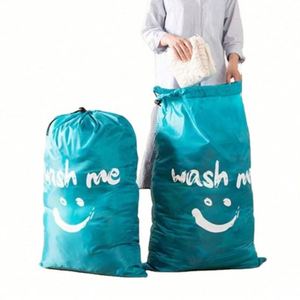 Sac à linge en nylon Oxford personnalisé avec logo imprimé, grand format, écologique, portable et lavable, idéal pour la vente en gros - Product Image 3