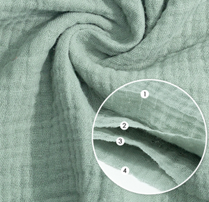 Couverture en mousseline de coton pour bébé, quatre couches, carrée, serviette à salive, serviette pour le visage, serviette d'allaitement, <span class=keywords><strong>mouchoir</strong></span> - Product Image 4