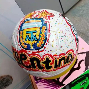 <span class=keywords><strong>Ballon</strong></span> <span class=keywords><strong>de</strong></span> football personnalisable blanc pur, à peindre soi-même, pour enfants (tailles 3, 4, 5) et adultes, idéal pour le dessin et le gribouillage. - Product Image 3