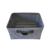 Cesto de Ropa Plegable de Fieltro Negro, Colorido, Ecológico, 100% Poliéster, Multiusos, para Almacenamiento de Ropa