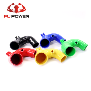 Tubo de manguera de entrada de aire para Fiat 500 <span class=keywords><strong>Abarth</strong></span> t-jet, enfriador turbo de inducción de silicona, rendimiento Fupower - Product Image 1