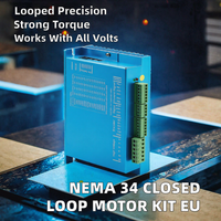 HLTNC China Stock Nema 34 Closed Loop Stepper Motor Kit 4.5Nm/8.5Nm/12Nm & HBS860H Driver AC 20V-80V 20W untuk Printer 3D