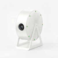 Projecteur portable résistant à la poussière avec moteur optique scellé, projecteur LCD type grande roue pour cinéma maison, films en extérieur et jeux vidéo