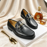 Mocassins Penny Classiques Britanniques pour Hommes en Cuir Véritable – Chaussures Décontractées et Habillées Style Luxe Designer 2026