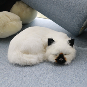 Decorazioni per la <span class=keywords><strong>Casa</strong></span> di Alta Qualità in Pelliccia Sintetica, Simpatici Giocattoli di Peluche <span class=keywords><strong>a</strong></span> Forma di Gatto, Regali Decorativi Neri per Halloween - Product Image 3