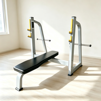 Banc de musculation olympique réglable en hauteur, en métal, pour entraînement de musculation en salle de sport