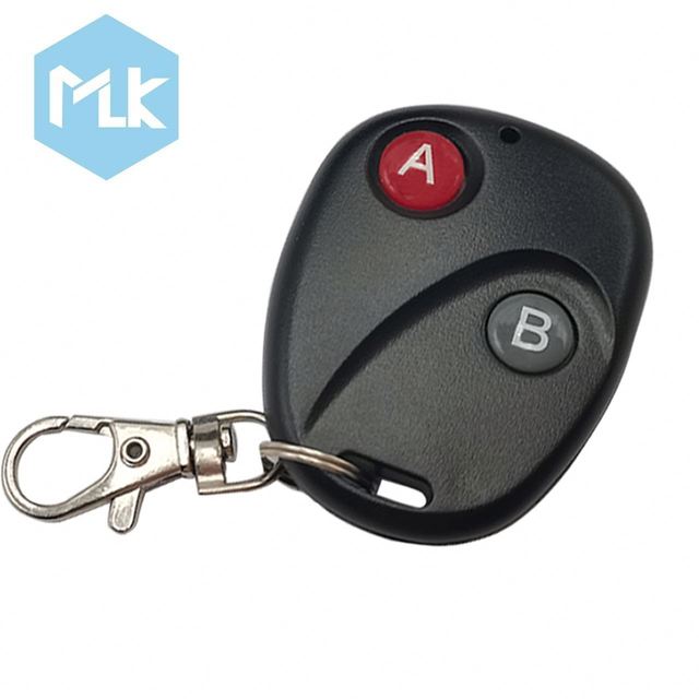 MLK Auto Gate 2/4-Button Universal Remote Control 433MHz Fixed PT2262 2260 Silicon Metal Easy Wireless Home Automation