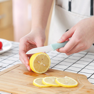 <b>Ceramic</b> Fruit <b>Knife</b> <b>Set</b> 16.5 Cm Pastel Color Kitchen <b>Knife</b> For Fruits And Vegetables - Product Image 2