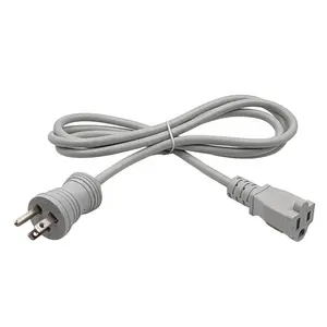 Hospital Grade 5-15 Plug to 5-15R Connector Extension Cord 125V 15A