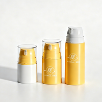 Botella de Plástico PP con Bomba de Vacío de 30ml 50ml 100ml, Envase Cosmético para Suero, Loción, Protector Solar, Crema y Champú