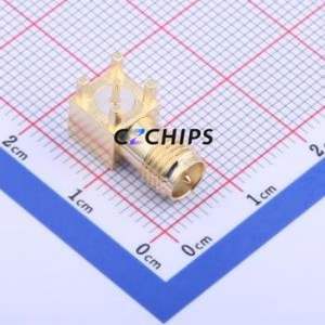 HJ-SMA242 RF Coaxial Connector Through hole Component (THT) Connector Board-to-Board Inner Pin 1 5.35mm - Product Image 1
