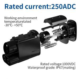 Adaptateur de charge EV Nacs vers Ccs1 pour <span class=keywords><strong>Ford</strong></span> Mustang <span class=keywords><strong>Mach</strong></span> E, Chevrolet Bolt, Tesla, chargeur de destination 32A IP65, portable, AC niveau 2 - Product Image 5
