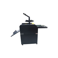 Machine à plastifier semi-automatique électrique numérique à chauffage par huile CHENGYUE CYSNFM390D, compatible avec des cartons plastiques double face de 7 mil