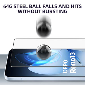 ฟิล์มป้องกันหน้าจอกระจกนิรภัยกันรอย9H HD แบบใสสำหรับโทรศัพท์มือถือ OPPO Reno13 Pro - Product Image 3