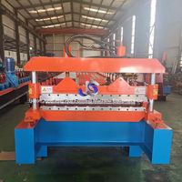 Máquina de fabricación de láminas de techo trapezoidal de alta calidad, máquina de fabricación de láminas de hierro corrugado