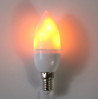 Nouveaux styles d'ampoule LED à effet de flamme dynamique pour l'éclairage domestique