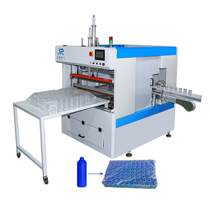 Machine d'ensachage semi-automatique manuelle pour bouteilles vides, ensacheuse de sacs en film PP PE PET HDPE, machine d'emballage pour bouteilles en plastique - Product Image 1