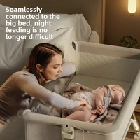Nouveau berceau pour bébé en alliage d'aluminium, taille Queen, modulable, mobile, portable, multifonctionnel, moderne, pour usage extérieur et hospitalier