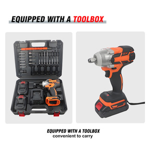 Llave de Impacto Eléctrica Profesional de 21V y 400Nm de Alto Torque, 1/2 Pulgada, 2800 RPM, Inalámbrica, para Reparación Automotriz - Product Image 1