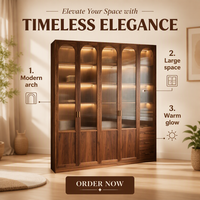 Armoire de chambre autoportante personnalisée avec plusieurs portes et tiroirs, grande capacité de rangement, fournisseur en gros
