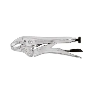 Truper 12 'pinze a pressione a mascella curvata in acciaio al carbonio seghettato per il taglio di serraggio e uso industriale personalizzabile - Product Image 1