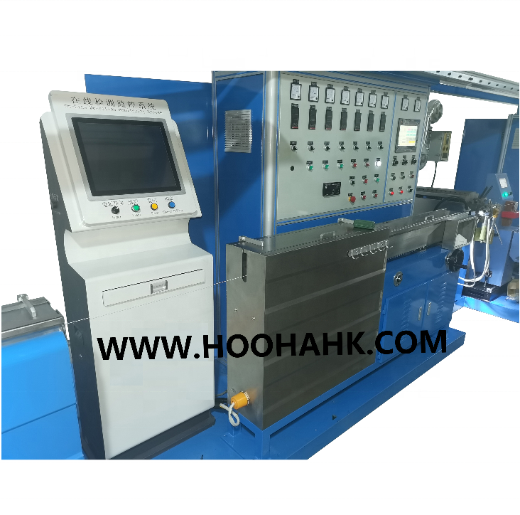 HH-25mm ETFR / FEP / PFA Wire And Cable Extrusion Machine 0.25-1.5mm