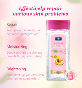 Vitamin B3 Minyak Tubuh Murni esensial parfum pemutih <span class=keywords><strong>Gel</strong></span> pijat tubuh untuk kulit berkilau melembapkan dan vitalisasi perawatan kecantikan kulit - Product Image 5