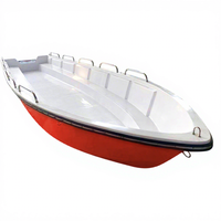 Bateau de sauvetage rigide en fibre de verre fabriqué en Chine 2025, 12 places, pour opérations aquatiques, facile à utiliser, avec moteur hors-bord pour le surf