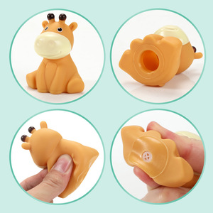 Ensemble de marionnettes à doigts pour enfants, jouets de bain pour bébés, jouets en caoutchouc souple à presser, jouets éducatifs pour l'apprentissage précoce, poupées de dessin animé - Product Image 4