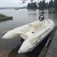 Bateaux pneumatiques en PVC pour jeux aquatiques les plus vendus, bateau à fond en aluminium, bateau à rames