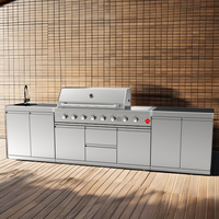 Ensemble de barbecue de haute qualité, pas cher, en acier inoxydable, avec revêtement en poudre, pour la maison et la cuisine commerciale, capacité supérieure à 5 personnes