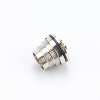 Adaptateur capteur à transmission unique M16, montage sur panneau, 2 à 24 broches, verrouillage par vis, courant élevé, IP67 IP68
