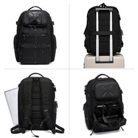 Sac à dos de voyage OZUKO 9918 pour hommes et femmes, sac pour ordinateur portable de grande capacité avec pochette pour bagages, sac à dos résistant à l'eau en POLYESTER 1680D